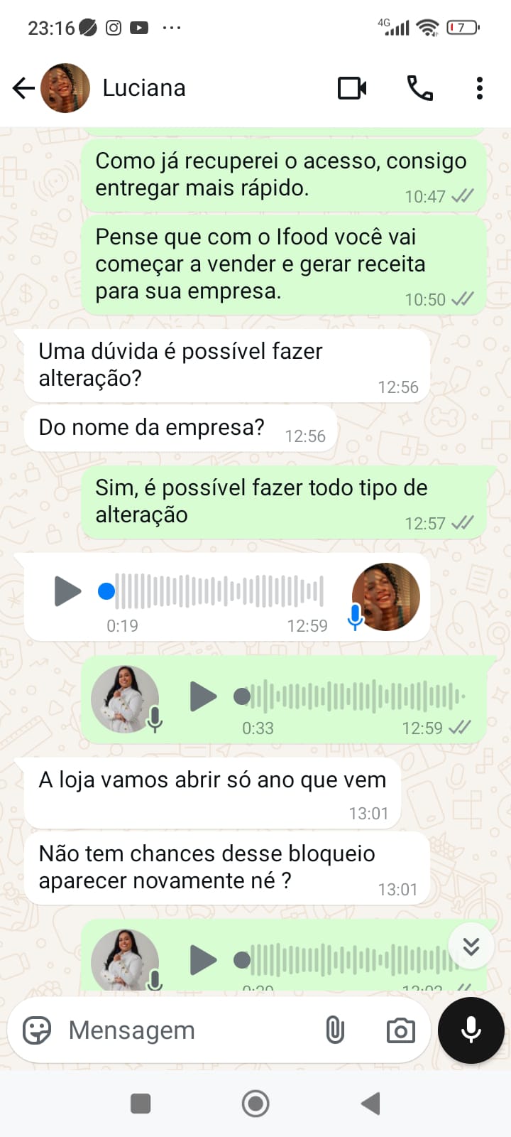 Depoimento de cliente