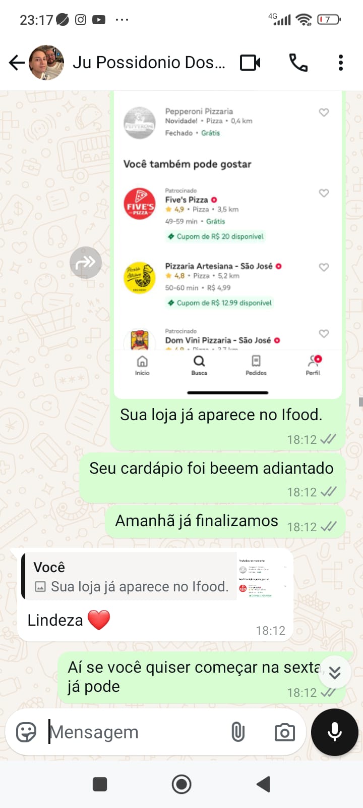 Depoimento de cliente